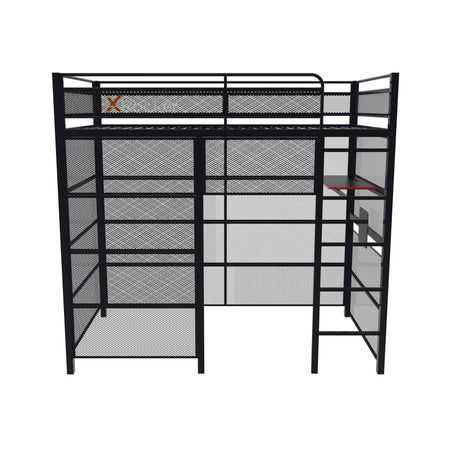 Battle Den Gaming Bunk Bed, Black - X Rocker