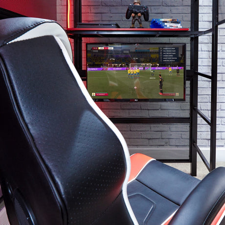 Battle Den Gaming Bunk Bed, Black - X Rocker