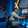 Venom PC Office Gaming Chair, Blue/Black - X Rocker