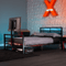 Basecamp LED Gaming Bed with XL TV Mount, Black, Full